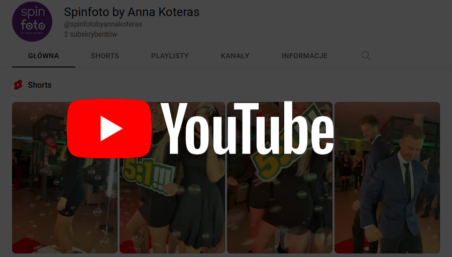 Nasz kanał YOUTUBE SPINFOTO